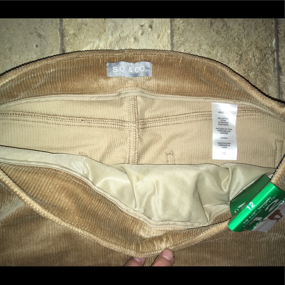 Tan Corduroy Skirt by S.C & CO - Picture 4 of 4